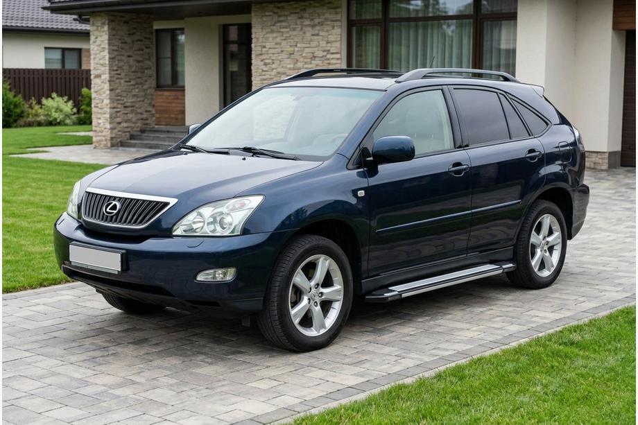 Lexus RX 2003-2009 Progi Boczné Rainbow (2 szt., Aluminium) Image