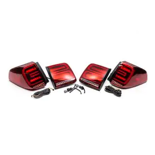 Tylne Lampy LED (RED-Sequential) Nissan Armada 2016-2024 zdjęcia 3