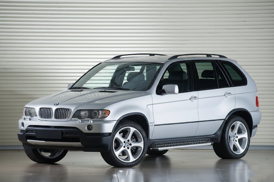 BMW X5 E53 1999–2006 Progi Boczné Tayga Grey (2 szt, aluminium) Image