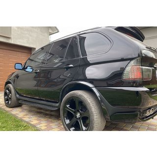 Progi Boczne Bosphorus Black (2 szt, Aluminium) BMW X5 E53 1999–2006 zdjęcia 1