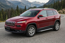 Jeep Cherokee KL 2013- Progi Boczne Line (2 szt., Aluminium) zdjęcia 1