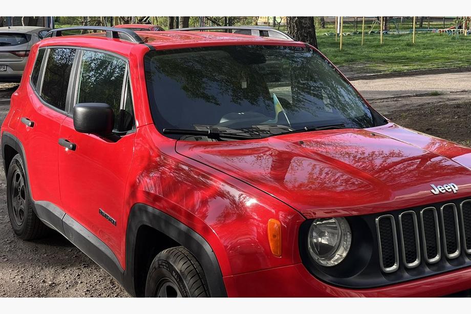 Jeep Renegade 2014- Relingi dachowe Skyport (czarny mat) Image