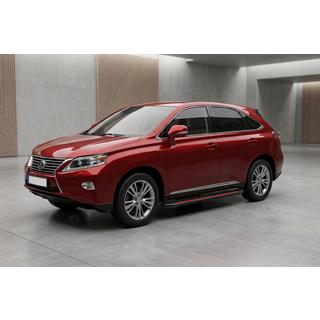 Progi Boczné Maya Red (2 szt, Aluminium) Lexus RX 2009-2015 zdjęcia 1