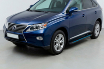 Lexus RX 2009-2015 Progi Boczne Maya Blue (2 szt, Aluminium) zdjęcia 1