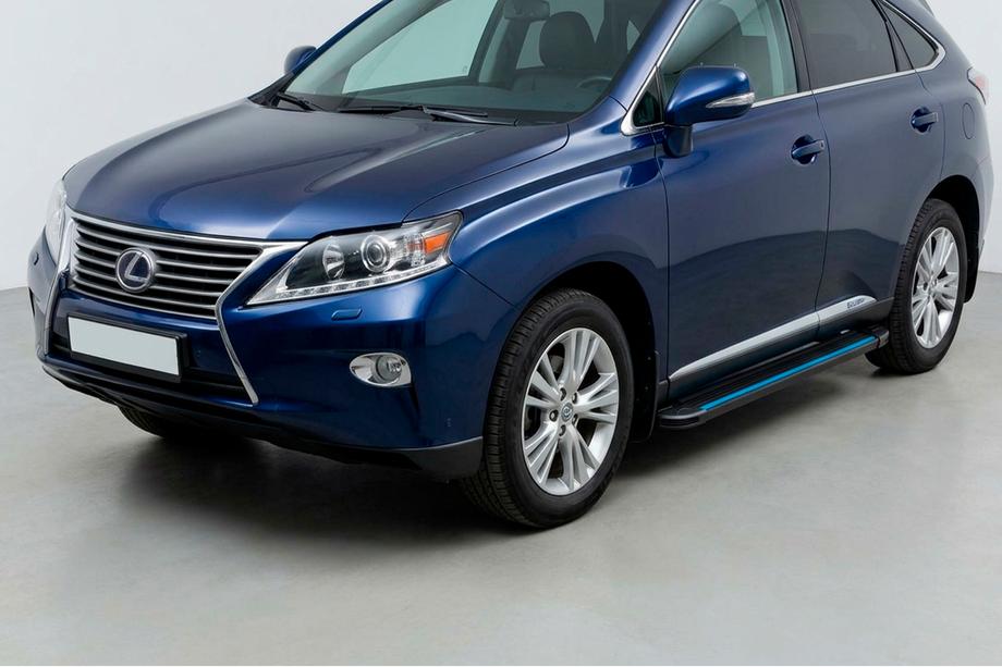 Lexus RX 2009-2015 Progi Boczne Maya Blue (2 szt, Aluminium) Image