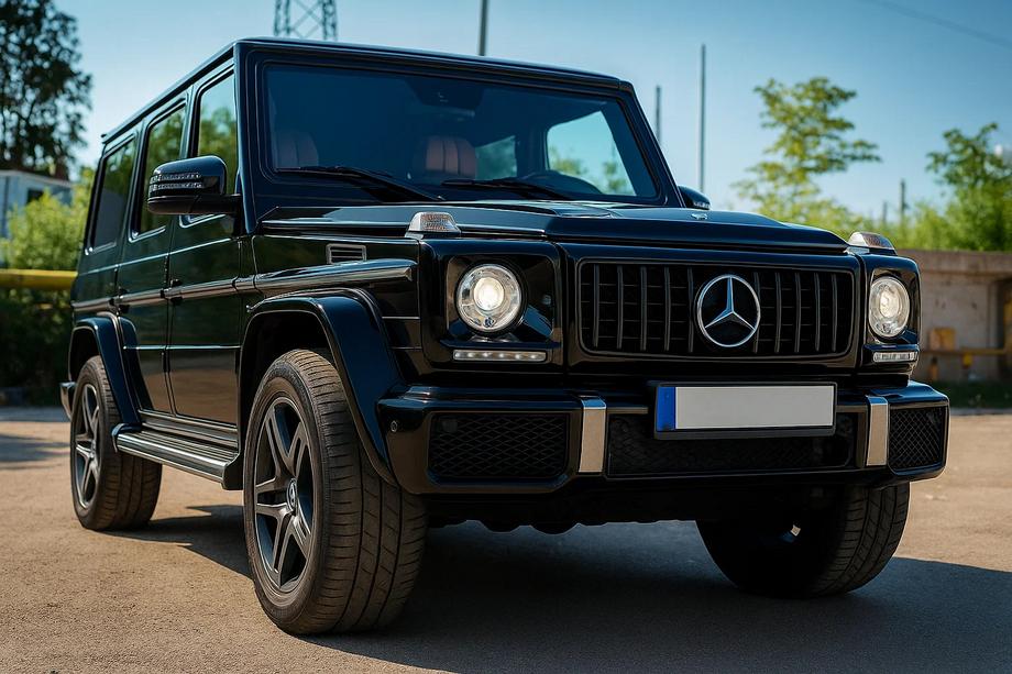 Mercedes G class W463 1990-2018 Atrapa Przednia (GT Panamericana, bez Chromu) Calkowicie Bialy Zdjęcia 3
