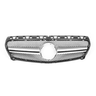 Przedni Grill AMG Silver (2012-2015) Mercedes A-сlass W176 2012-2018 zdjęcia 2