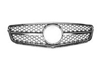 Mercedes C-class W204 2007-2015 Przedni Grill AMG Silver zdjęcia 2