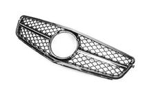 Mercedes C-class W204 2007-2015 Przedni Grill AMG Silver zdjęcia 3