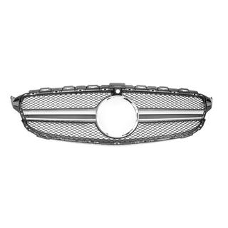 Atrapa Chłodnicy AMG Silver (do Avantgarde/AMG-Line/C43 AMG) Mercedes C-сlass W205 2014-2021 zdjęcia 2