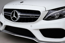 Mercedes C-class W205 2014-2021 Przedni grill C63-design (do Avantgarde/AMG-Line/C43 AMG) zdjęcia 1
