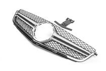 Mercedes C-class W204 2007-2015 Przedni Grill AMG Silver (do C63) zdjęcia 2