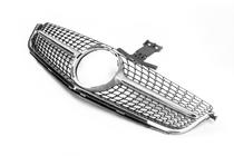 Mercedes C-class W204 2007-2015 Przedni Grill Diamond Silver (do C63) 2007-2011 zdjęcia 3