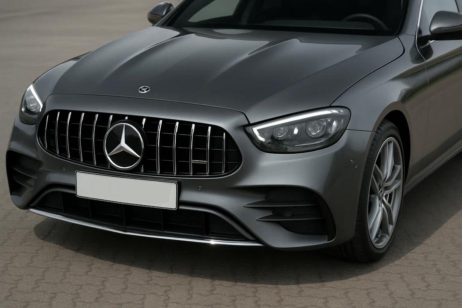 Mercedes E-class W213 2016-2023 Przedni Grill Panamericana GT (AMG Line, 2020-2023) Bez miejsca na kamerę Zdjęcia 1