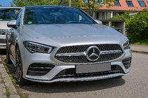 Mercedes CLA C118 2019- Przedni Grill Diamond Silver (do 2019-2022) zdjęcia 1