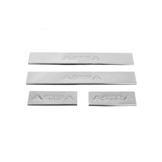 Nakładki progowe Carmos V2 (4 szt, stal nierdzewna) Opel Astra J 2009-2015 zdjęcia 2