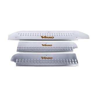 Nakładki progowe wewnętrzne Carmos V1 stal nierdzewna Mercedes Viano 2004-2014 zdjęcia 2