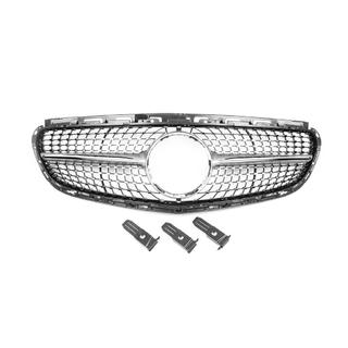 Atrapa Chłodnicy Diamond Silver (do Avantgarde i AMG-Line, 2013-2016) Mercedes E-сlass W212 2009-2016 zdjęcia 2