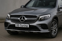 Mercedes GLC X253 2015-2022 Atrapa Przednia Diamond Silver (2015-2019) Z miejscem na kamerę zdjęcia 1