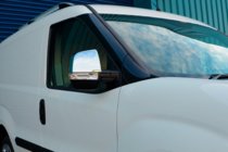 Fiat Doblo II 2010-2022 Nakładki na Lusterka (2 szt, Stal Nierdzewna) Carmos - Turecka Stal Nierdzewna zdjęcia 6