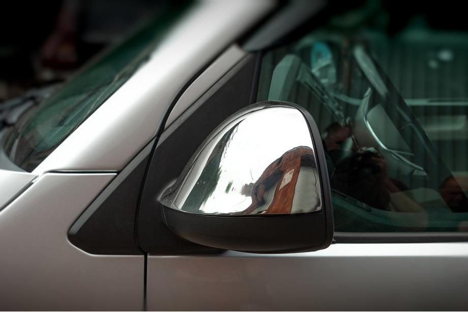 Volkswagen T6 2015-2024 Nakładki na Lusterka (2 szt, Stal Nierdzewna) Zdjęcia 6
