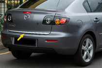 Mazda 3 2003-2009 Listwa bagażnika SD stal nierdzewna zdjęcia 1