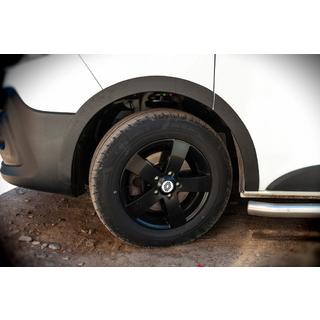 Poszerzenia nadkoli (6 szt, czarne, ABS) Opel Vivaro 2015-2019 zdjęcia 1