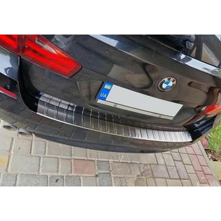 Nakładka na Tylny Zderzak Carmos (SW, Stal Nierdzewna) BMW 5 Series F10/F11 2010–2016 zdjęcia 1
