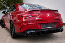Mercedes CLA C118 2019- Tylny dyfuzor z końcówkami wydechu (design CLA45) zdjęcia 3