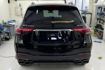 Mercedes GLE W167 2018- Dyfuzor tylny z końcówkami wydechu GLE63 Black (2018-2026) zdjęcia 2