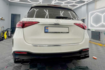 Mercedes GLE W167 2018- Dyfuzor tylny z końcówkami wydechu GLE63 Black (2018-2026) zdjęcia 4