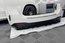 Mercedes GLE W167 2018- Dyfuzor tylny z końcówkami wydechu GLE63 Black (2018-2026) zdjęcia 3