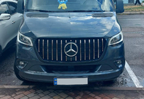 Mercedes Sprinter W907/W910 2018- Przedni Grill Panamericana GT Chrom Premium V1 zdjęcia 7