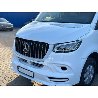 Przedni Grill Panamericana GT Chrom Premium V1 Mercedes Sprinter W907/W910 2018- zdjęcia 1
