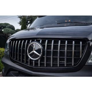 Przedni Grill GT Panamericana Chrom (2013-2018) Mercedes Sprinter W906 2006–2018 zdjęcia 2