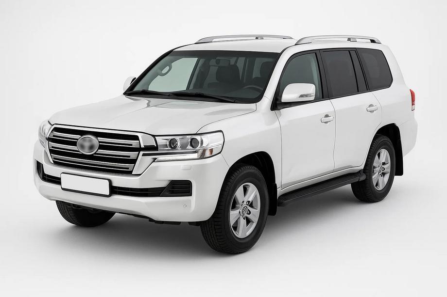 Toyota Land Cruiser 200 2007-2021 Relingi Dachowe Oryginalny Design Grey (2 szt.) Image