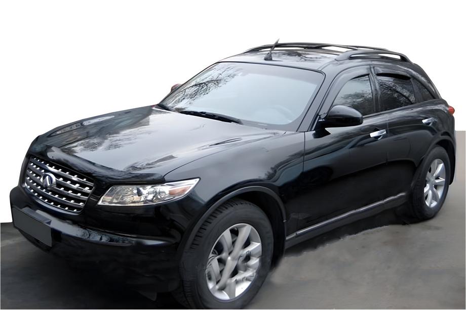 Infiniti FX 2008-2012 Deflektory Okien (4 szt, HIC) Image