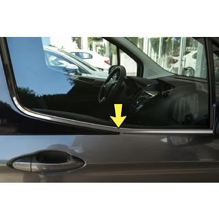 Listwy Ozdobne Szyb (2 szt, Stal Nierdzewna) Ford Courier 2014-2023 zdjęcia 1