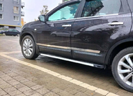 Nissan Qashqai 2007-2010 Listwy drzwiowe Carmos (4 szt, stal nierdzewna) zdjęcia 3