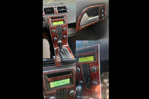 Volvo V50 2004-2012 Nakładki na Deskę Rozdzielczą Czarny zdjęcia 1