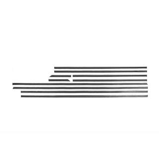 Listwy drzwiowe carbon look (wstawki)