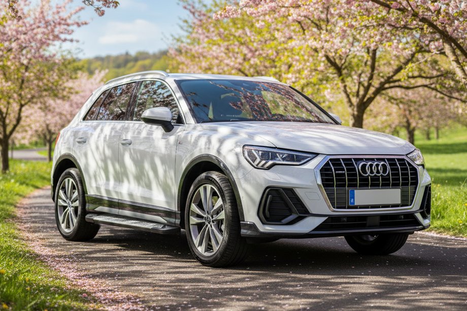 Audi Q3 2019–2025 Progi boczne Allmond Grey (2 szt., aluminium) Image