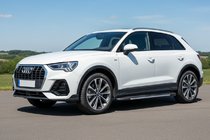 Audi Q3 2019–2025 Progi Boczné Bosphore Grey (2 szt., Aluminium) zdjęcia 1