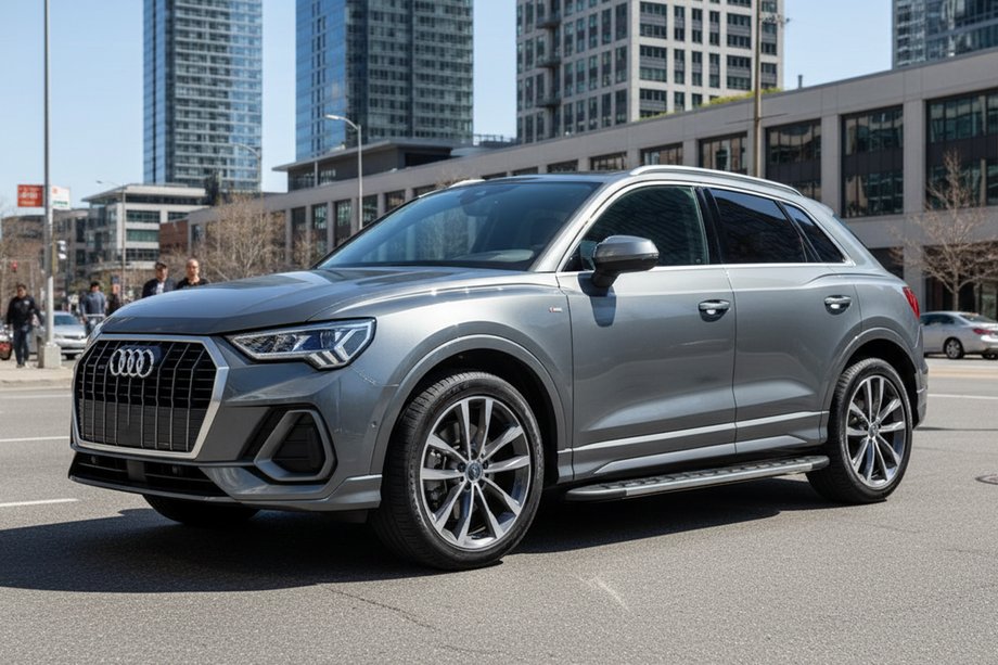 Audi Q3 2019–2025 Progi Boczné Duru (2 szt., Aluminium) Image