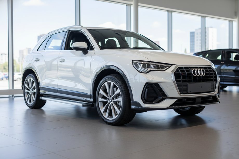 Audi Q3 2019–2025 Progi Boczne Maya V2 (2 szt., Aluminium) Image