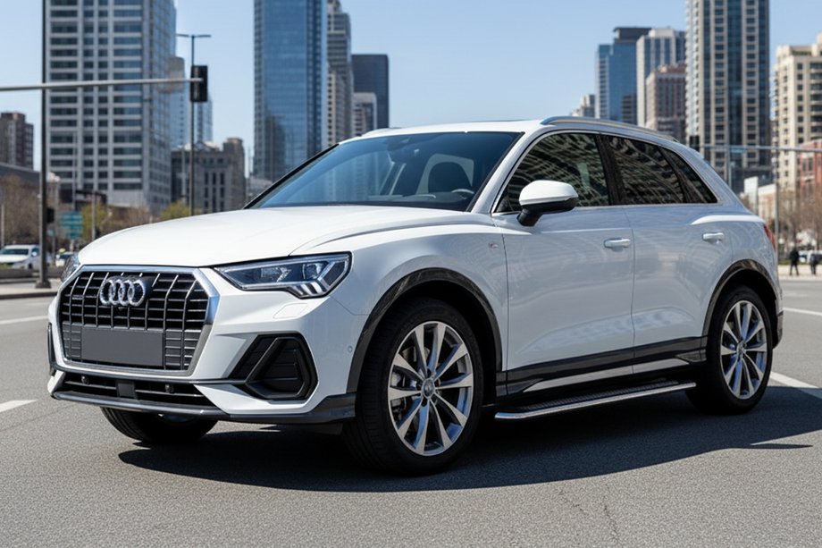 Audi Q3 2019–2025 Progi Boczné Maydos V2 (2 szt., Aluminium) Image