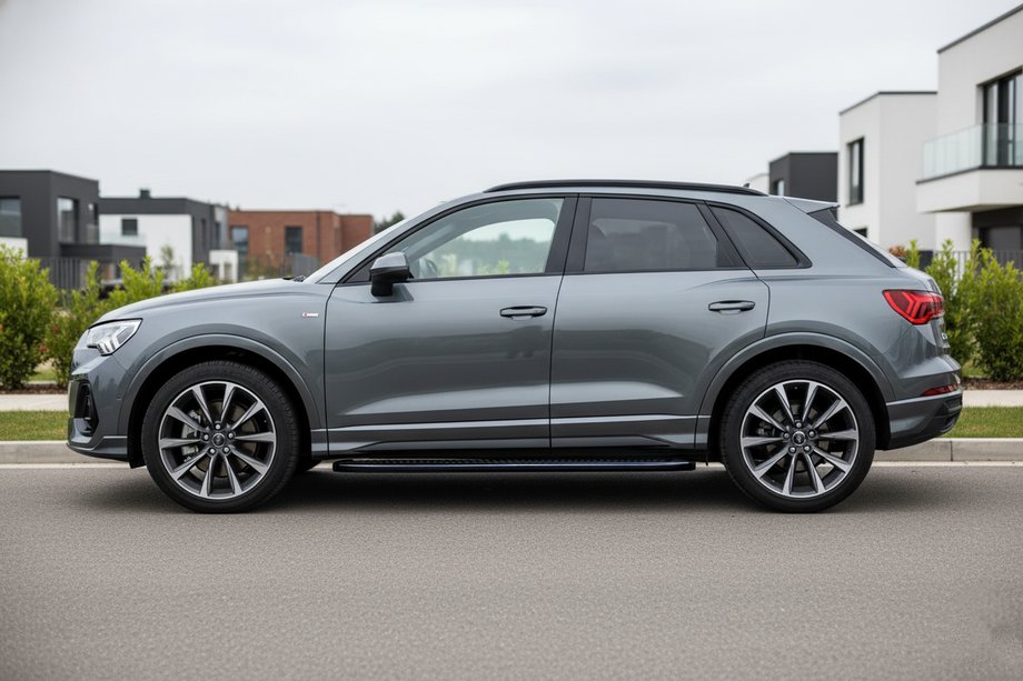 Audi Q3 2019–2025 Progi Boczné Tayga Black (2 szt., Aluminium) Image