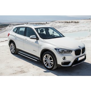 Progi Boczné Maya V1 (2 szt., Aluminium) BMW X1 F48 2015-2022 zdjęcia 1