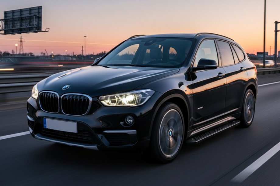 BMW X1 F48 2015-2022 Progi Boczné Allmond Black (2 szt., Aluminium) Zdjęcia 1