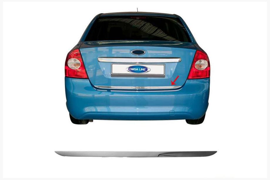 Ford Focus II 2005-2008 Listwa bagażnika stal nierdzewna (Sedan) Image